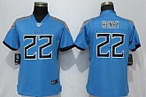 Women Nike Titans 22 Derrick Henry Light Blue 2018 Vapor Untouchable Limited Jersey,baseball caps,new era cap wholesale,wholesale hats